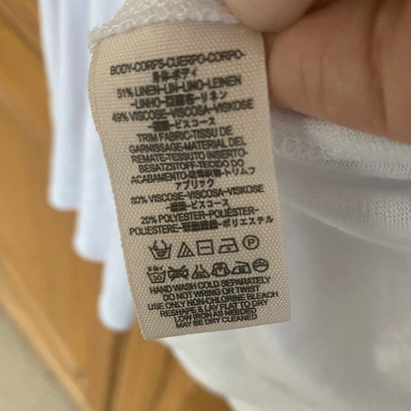 Free people white cotton Tunic with front slit (S) - Picture 6 of 10